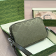 Green Daily Letters Zipper Bags
