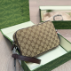 Brown Daily Letters Zipper Bags