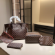 Brown Daily Plaid Patchwork Bags