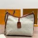Apricot Brown Daily Letters Zipper Bags