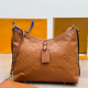 Yellow Brown Daily Letters Patchwork Bags