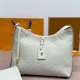 White Daily Letters Zipper Bags