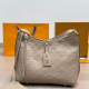 Khaki Daily Letters Patchwork Bags
