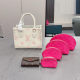 Rose Red Daily Letters Patchwork Bags