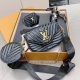 Black Daily Letters Patchwork Bags