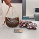Brown Daily Letters Zipper Bags