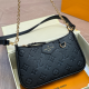 Black Daily Letters Zipper Bags