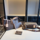 Brown Daily Letters Patchwork Bags