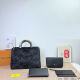 Black Daily Letters Patchwork Bags