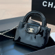Black Daily Letters Chains Bags
