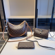 Brown Daily Letters Patchwork Bags
