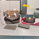 Rose Brown Daily Letters Patchwork Bags