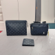 Black Daily Letters Patchwork Bags