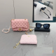 Pink Daily Letters Patchwork Bags