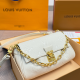 White Daily Letters Chains Bags
