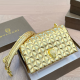 Gold Daily Solid Color Patchwork Bags