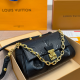 Black Daily Letters Chains Bags