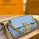 Blue Daily Letters Chains Bags