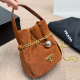 Brown Daily Letters Chains Bags
