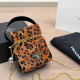 Leopard Print Daily Letters Chains Bags