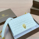 White Daily Solid Color Patchwork Bags