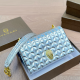 Silver Daily Solid Color Patchwork Bags