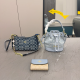 Tibetan Blue Daily Letters Patchwork Bags