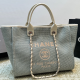 Gray Blue Daily Letters Chains Bags