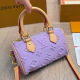 Purple Daily Letters Zipper Bags
