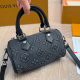 Black Daily Letters Zipper Bags