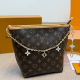 Brown Daily Letters Chains Bags