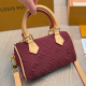 Burgundy Daily Letters Zipper Bags