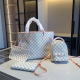 White Daily Plaid Patchwork Bags