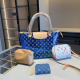 Blue Daily Letters Contrast Bags