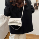 White Daily Bow Chains Bags