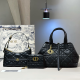 Black Daily Letters Metal Accessories Trim Bags