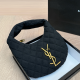 Black Daily Letters Patchwork Bags