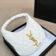 White Daily Letters Zipper Bags
