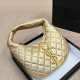 Gold Daily Letters Zipper Bags