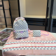 Pink Daily Letters Patchwork Bags