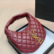 Burgundy Daily Letters Zipper Bags