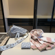 Blue Pink Daily Letters Contrast Bags