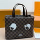 Brown Daily Plaid Patchwork Bags