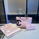 Pink Daily Letters Contrast Bags