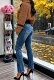 White Casual Solid Color Contrast Zipper Collar Outerwear