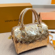 Gold Daily Letters Zipper Bags