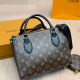 Black Brown Daily Letters Contrast Bags