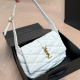 White Daily Letters Patchwork Bags