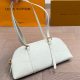 White Daily Letters Patchwork Bags