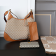 Yellow Brown Daily Letters Contrast Bags